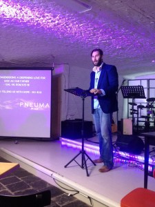 Preaching about the third person of the trinity - The Holy Spirit that came to give us power to be witnesses of what Jesus did for us and for the world.