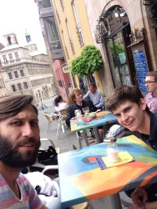 Daniel is our pioneering student. He spent a gap year with me in Cape Town before returning to his home town, Nuremberg. He's partly reason for our focus on this City. God had us meet so we would follow Him to Germany. Pray for Daniel. He's very brave to help us pioneer campus ministry.